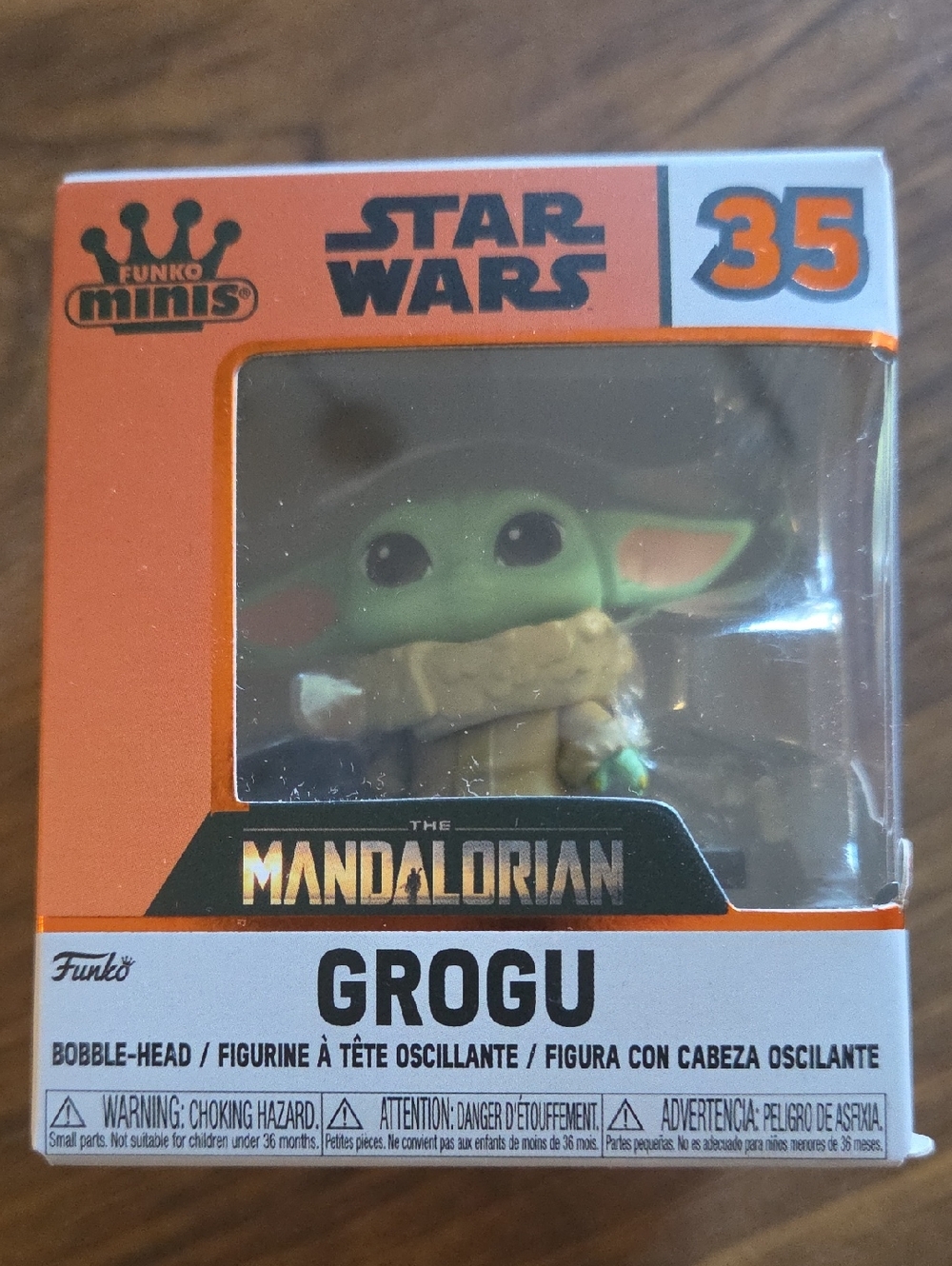 Funko Grogu Mini Bobble-Head Figure - Green and Tan